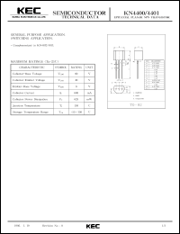 KN4401 Datasheet