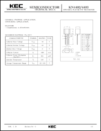 KN4403 Datasheet