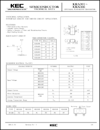 KRA303 Datasheet