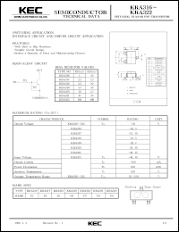 KRA320 Datasheet