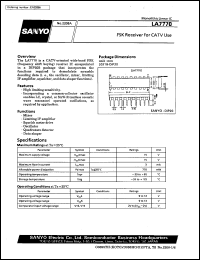 LA7770 Datasheet