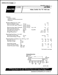 LA7954 Datasheet