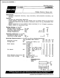 LA3600 Datasheet