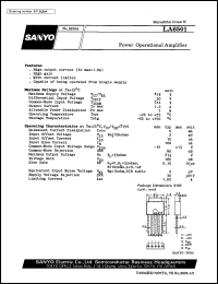 LA6501 Datasheet