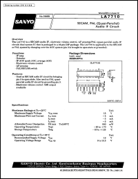LA7710 Datasheet