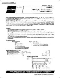 LA7850 Datasheet