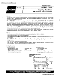 LA7858 Datasheet