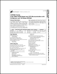 COP8SER720M8-RE Datasheet