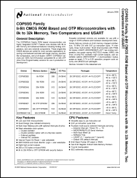 COP8SGE740N8 Datasheet