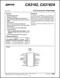 CA3162 Datasheet