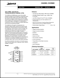 CA3280 Datasheet