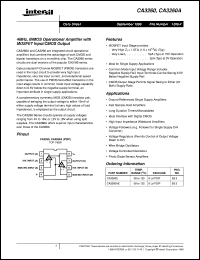 CA3260 Datasheet