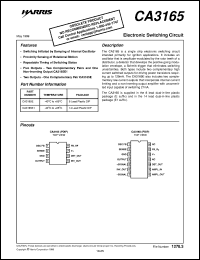 CA3165 Datasheet