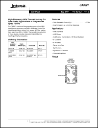 CA3227 Datasheet