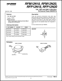 RFP12N10L Datasheet