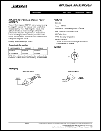 RF1S25N06 Datasheet