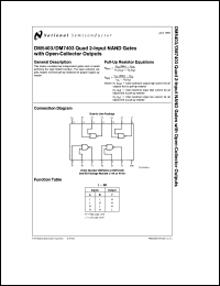 DM5403J/883 Datasheet