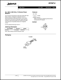 RFP8P06LE Datasheet