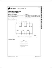 DM5404J/883 Datasheet