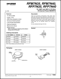 RFP70N06 Datasheet
