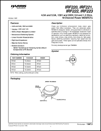 IRF221 Datasheet