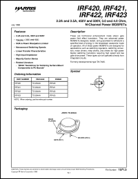 IRF420 Datasheet