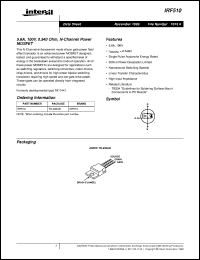 IRF510 Datasheet