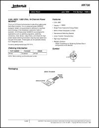 IRF730 Datasheet