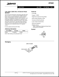 IRF820 Datasheet