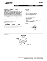 IRF241 Datasheet