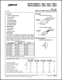 HGTH12N50C1 Datasheet