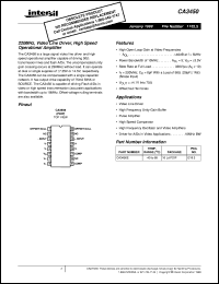 CA3450 Datasheet