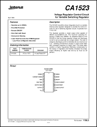 CA1523 Datasheet