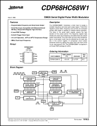 CDP68HC68W1 Datasheet