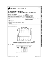 DM54157J/883 Datasheet