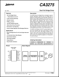 CA3275 Datasheet