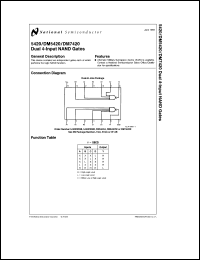 DM5420J/883 Datasheet