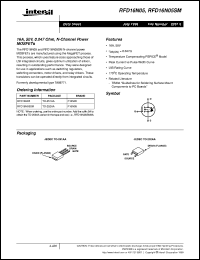 RFD16N03LSM Datasheet