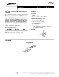 IRF740 Datasheet