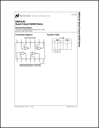 DM54L00J/883 Datasheet