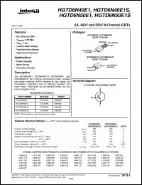 HGTD6N40E1 Datasheet