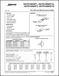 HGTD10N50F1S Datasheet