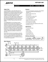 HSP43881/883 Datasheet