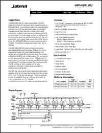 HSP43891/883 Datasheet