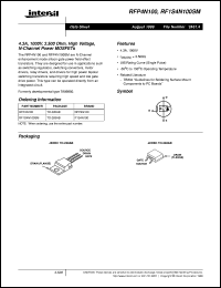 RF1S4N100SM Datasheet