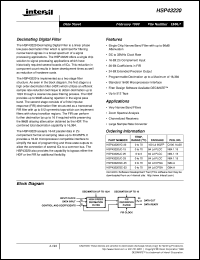 HSP43220 Datasheet