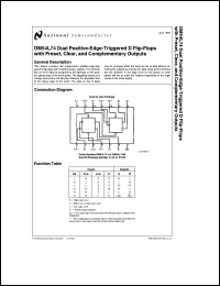 DM54L74J/883 Datasheet