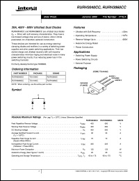 RURH3040CC Datasheet