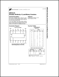DM54L93J/883 Datasheet