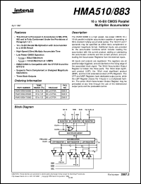 HMA510/883 Datasheet